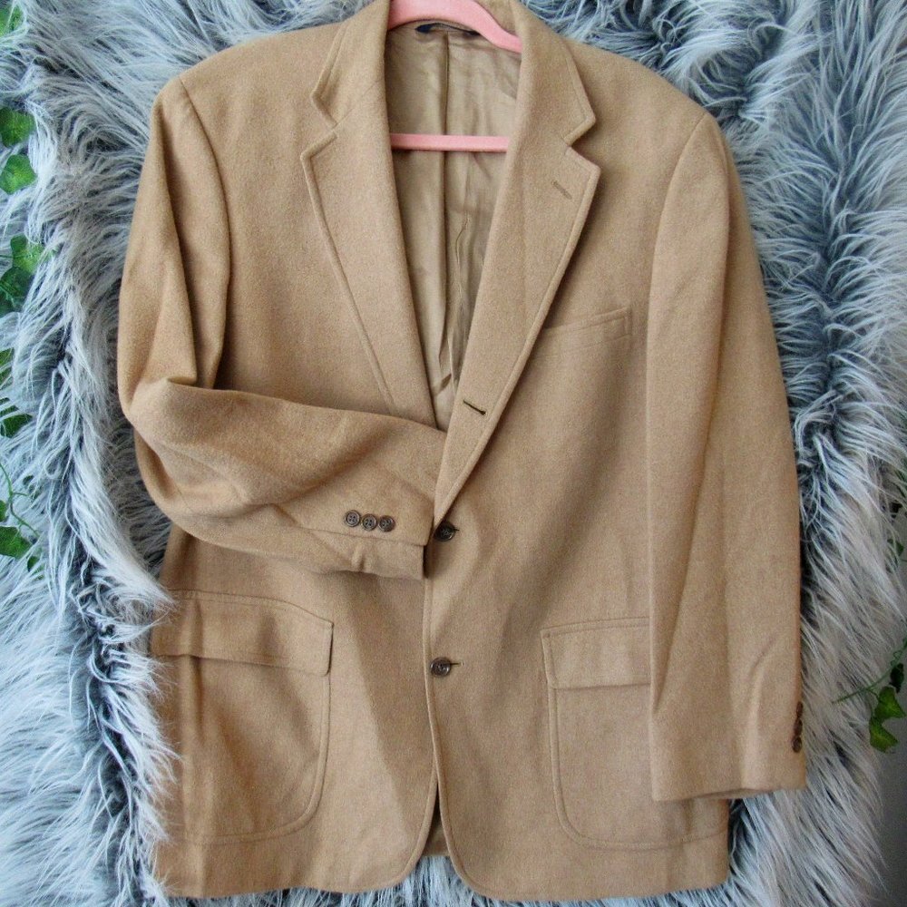 Brooks Brothers 100% Camel Hair Blazer 40 Reg